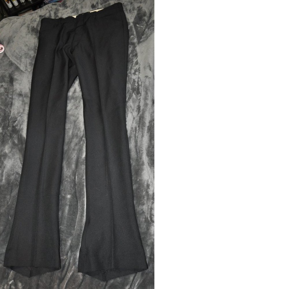 Lord Geoffrey vintage black mens riding jodhpurs breeches Inseam 36" W 17" (215)